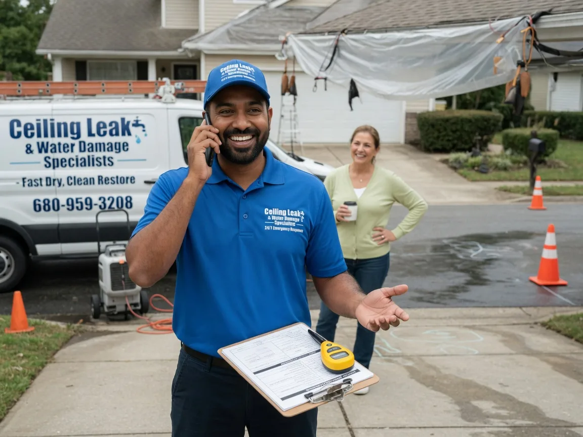 Ceiling Leak Cleanup Johns Creek, GA FAQs